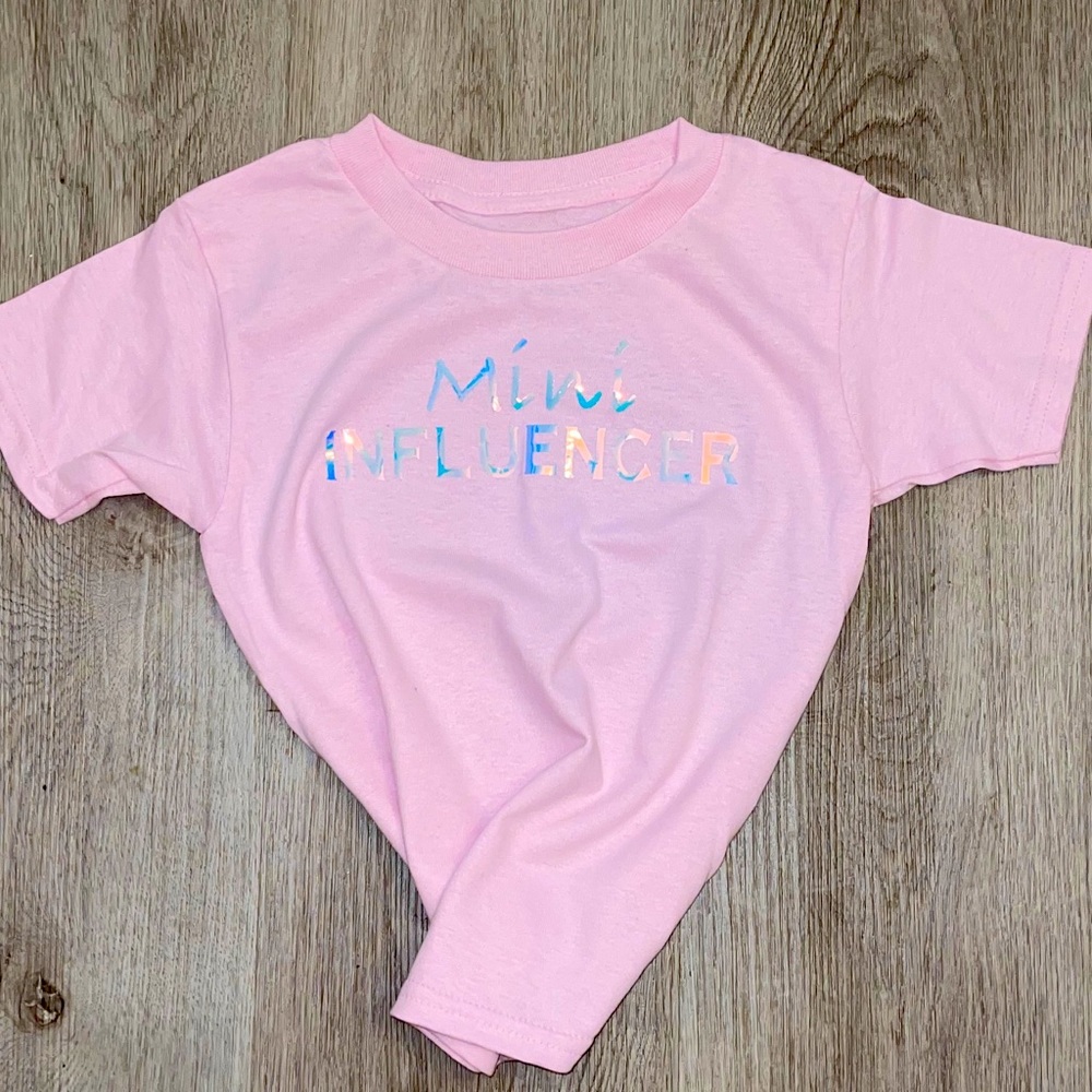 Mini influencer girls shirt